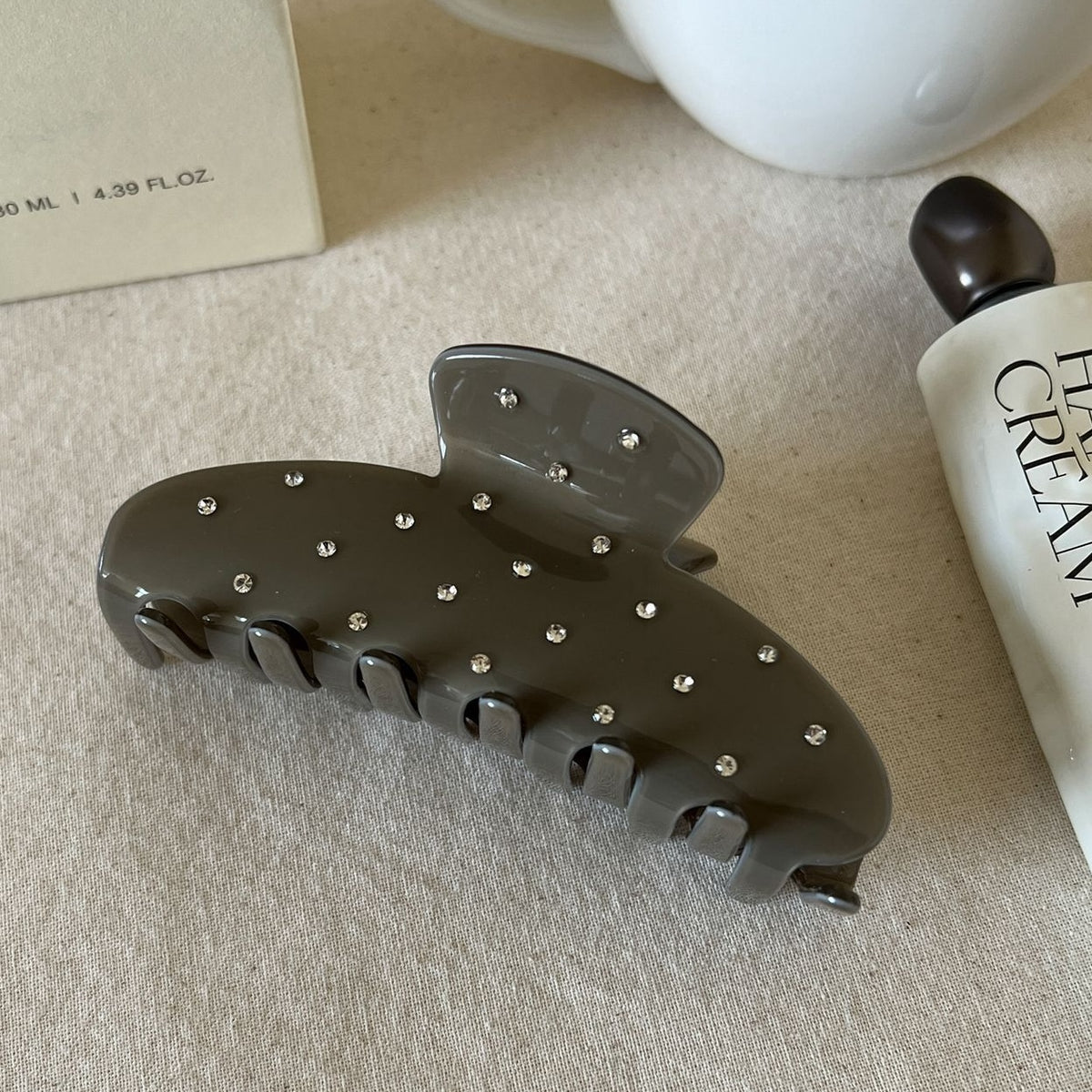 Polka Diamond Claw Clip