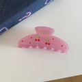 Pink Cherry Claw Clip