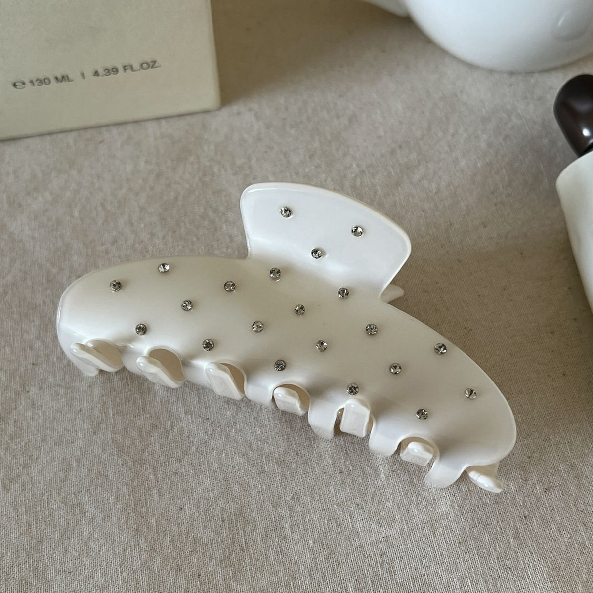 Polka Diamond Claw Clip